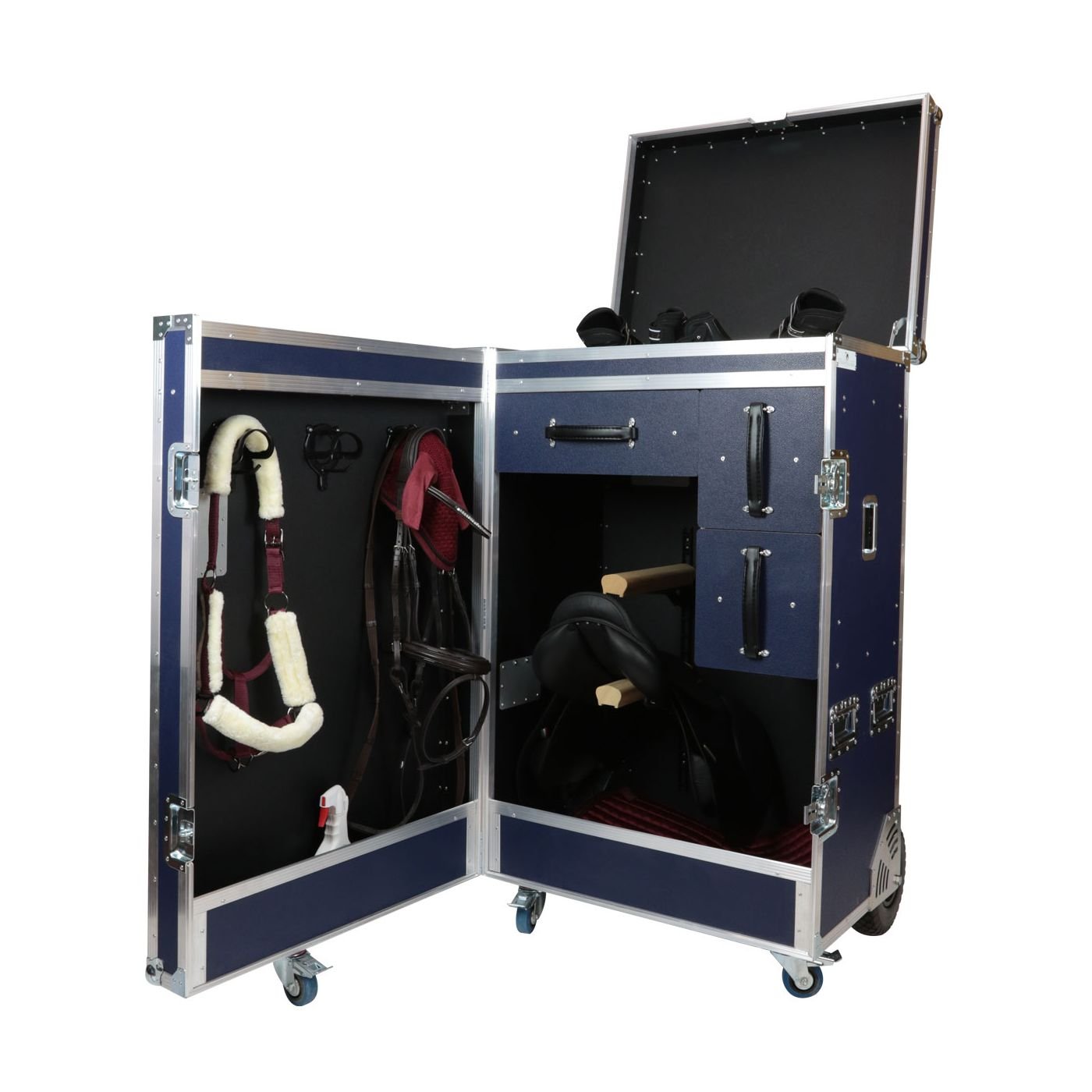 Malle de Concours Tosoni Selleria Plus En Bois