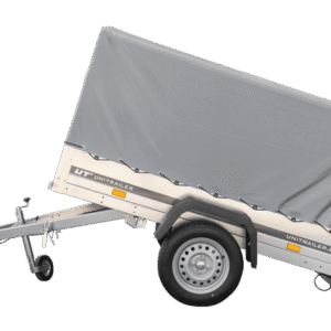 Remorque automobile Garden Trailer 200 KIPP 200 x 106 cm avec bâche haute, arceau et roue jockey PTAC 500 kg