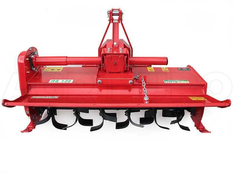 Fraise rotative pour tracteur série moyenne-légère AgriEuro modèle RS 125 avec kit déplacement manuel – Image 2