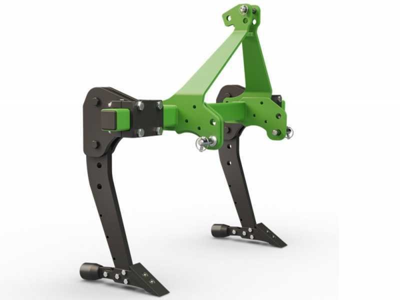 Seven Italy Simply – Draineuse agricole à tracteur à 2 éléments – Châssis de 120 cm