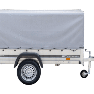 Remorque routière avec bâche haute, arceau et roue jockey 230×125 Garden Trailer 230 KIPP