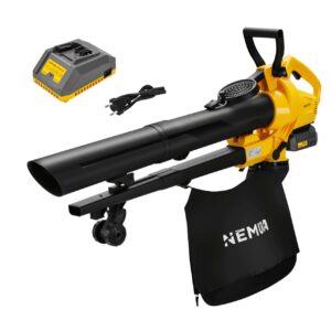 Souffleur / Aspirateur Broyeur De Feuilles 40V Nemura + Batterie 2Ah + Chargeur Rapide