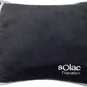 Solac - Bouillotte électrique Caldea CB8981 - Tissu doux & respirant - Chauffe rapide - Soulagement douleurs