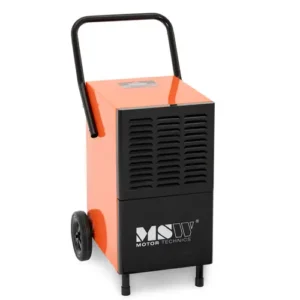 Déshumidificateur de chantier - 55 l / 24 h - 62 m² - 500 m³/h - poignée et 2 roues