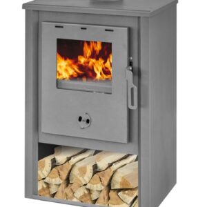 Poêle à bois en fonte Invicta Mandor 12kW 145m²